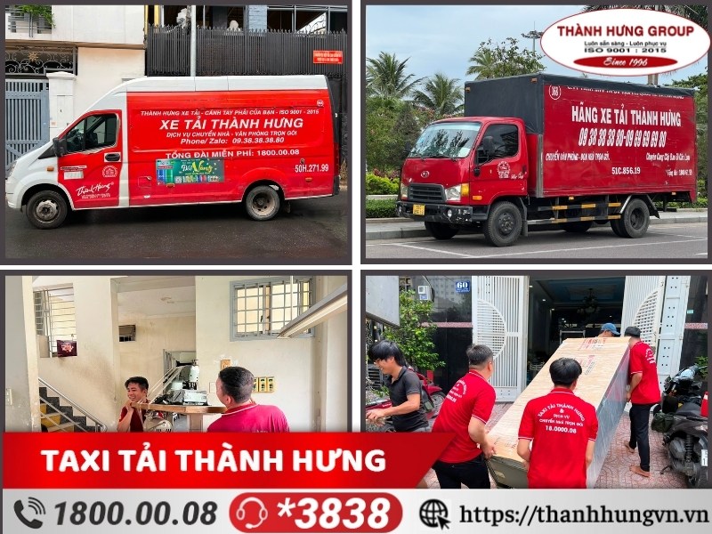 Dịch vụ Taxi tải Thành Hưng uy tín, chất lượng hàng đầu