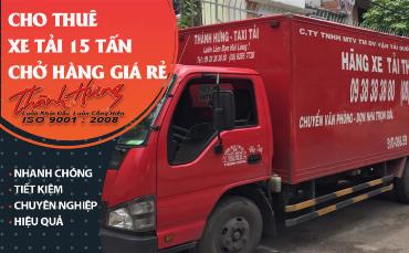 Cho thuê xe tải 15 tấn chở hàng giá rẻ