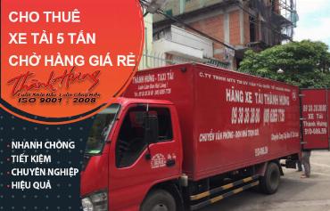 Cho thuê xe tải 5 tấn chở hàng giá rẻ